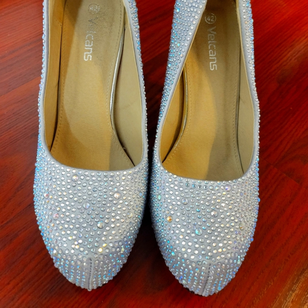 Velcans sparkly heels size size 10/42